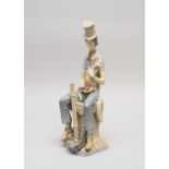 Lladro porcelain model of a Chimney Sweep with a cat