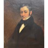 British School (19th Century) Portrait of a Gentleman in Black Tie Evening Dress