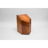 A George III mahogany stationary box