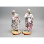 A pair of Paris porcelain figures attributed to Vion et Baury