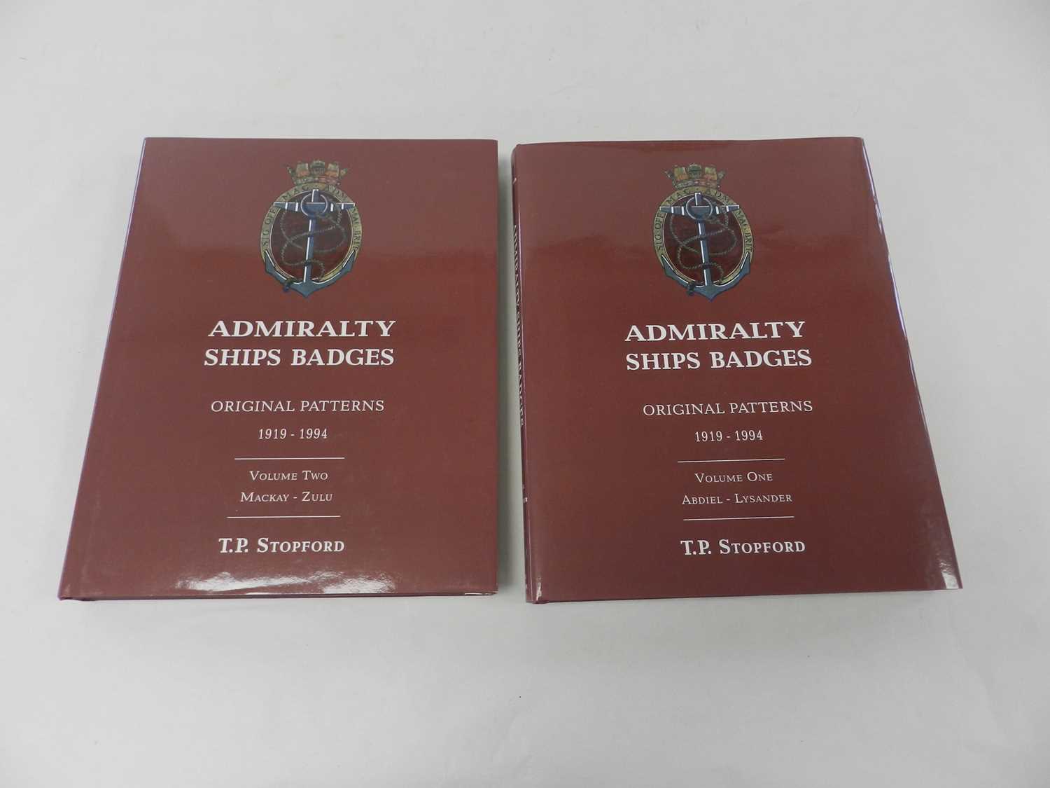 STOPFORD, T P, Admiralty Ships Badges