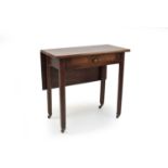 A George II/George III mahogany drop-flap table