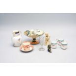 A mixed group of ceramics including Royal Doulton