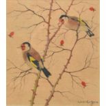 Ralston Gudgeon (Scottish 1910-1984) Goldfinches