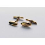 A pair of 15ct gold cufflinks