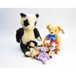 A collection of various bears including Merrythought and others