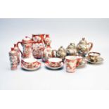 A group of Japanese Kutani and other porcelain