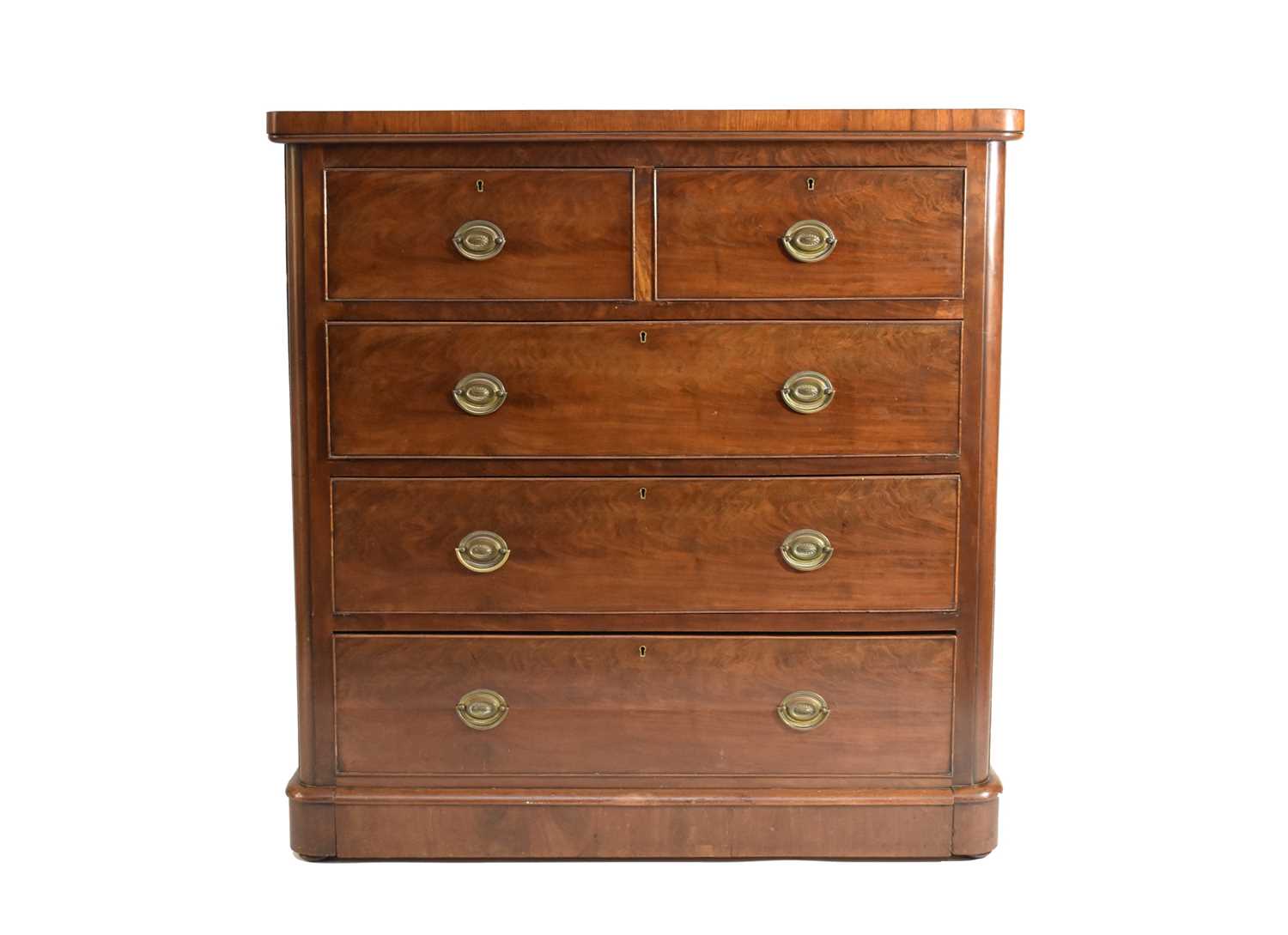 A Victorian mahogany chest of drawers