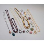 A collection of costume jewellery