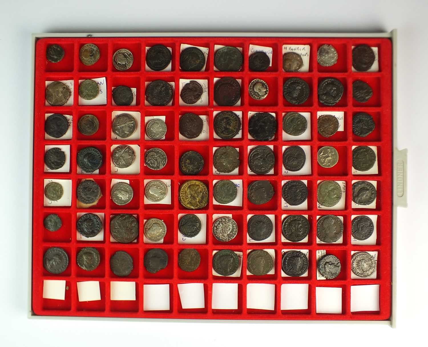 A collection of Greek and Roman silver and base metal coins
