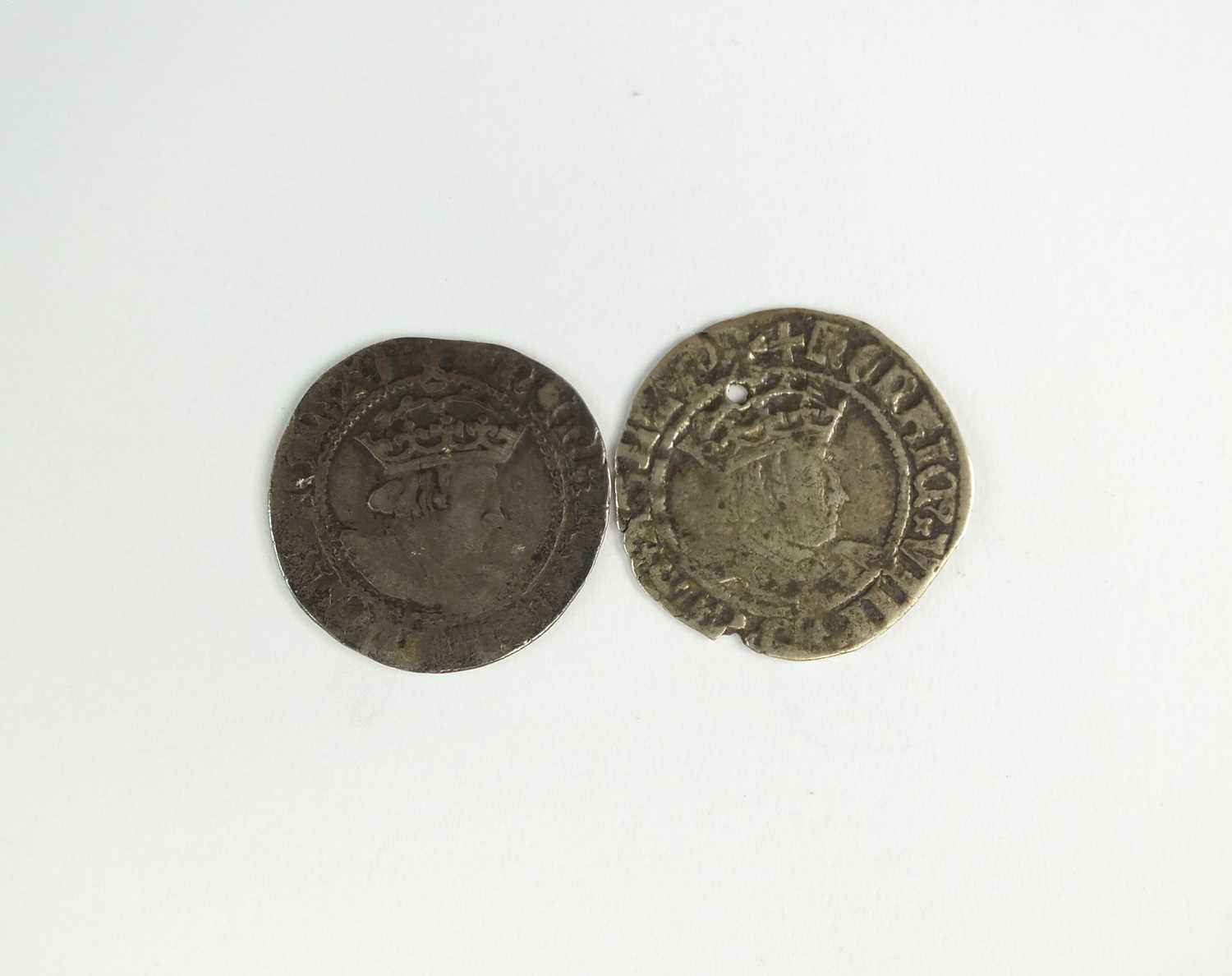 Two silver half groats - Image 2 of 2