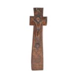 An 18th century Irish fruitwood 'penal cross'