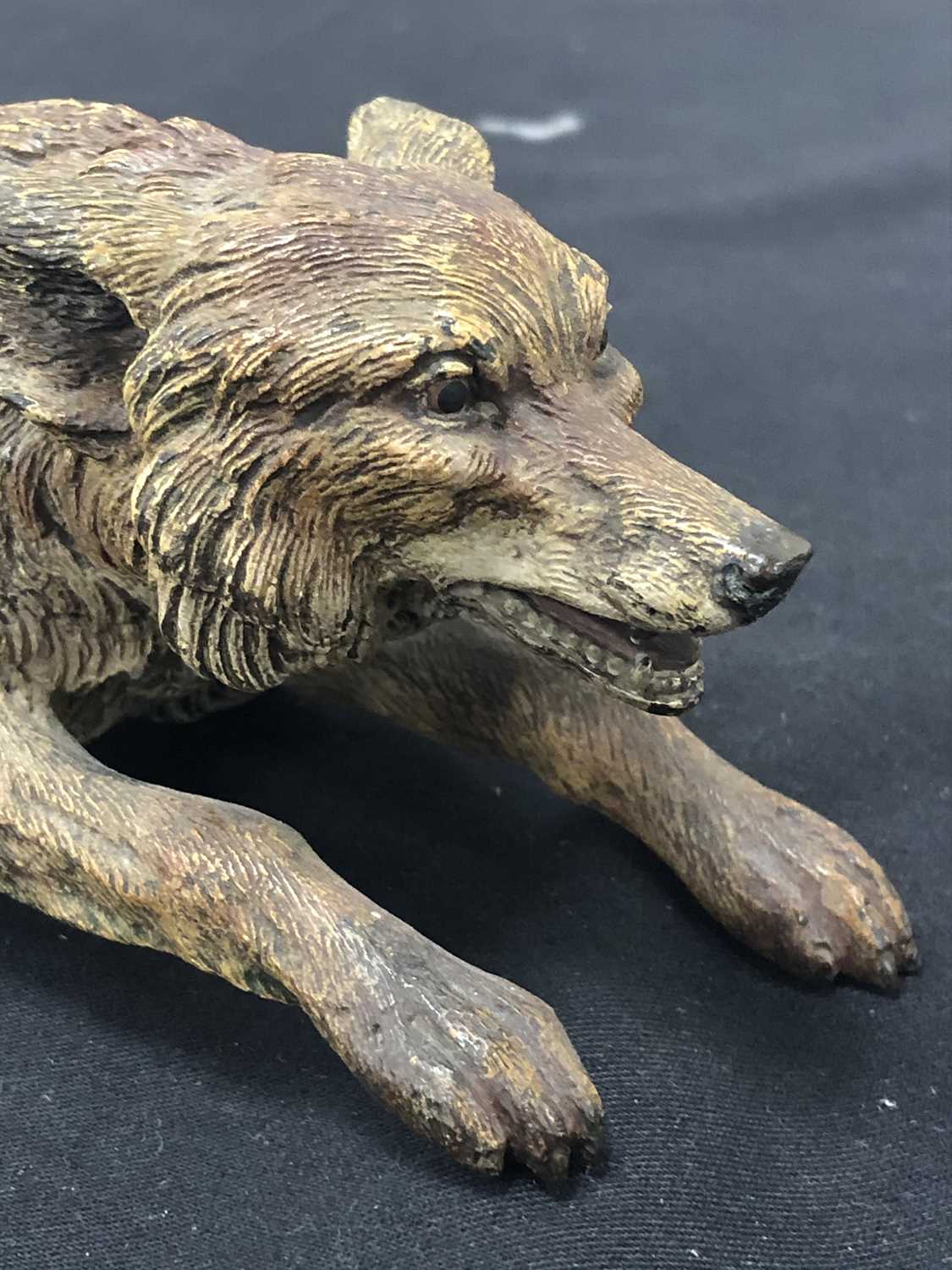 An Austrian cold painted bronze figure of a running fox - Image 7 of 10