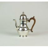 A bachelors silver coffee pot