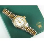 A lady's Rolex Oyster Perpetual Datejust Superlative Chronometer wristwatch