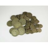 A large collection of pre-1947 silver coinage