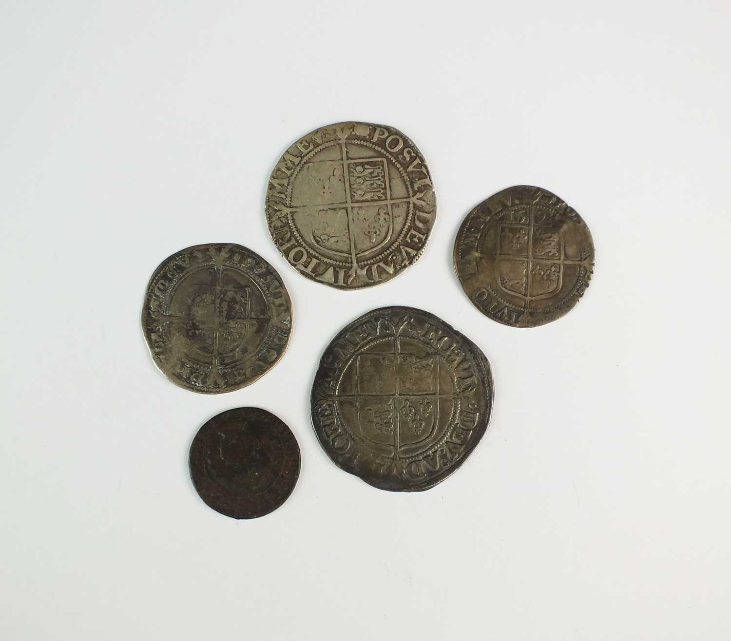 A collection of five coins - Image 2 of 2