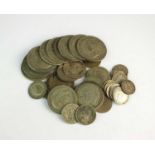 A collection of pre-1947 silver coinage