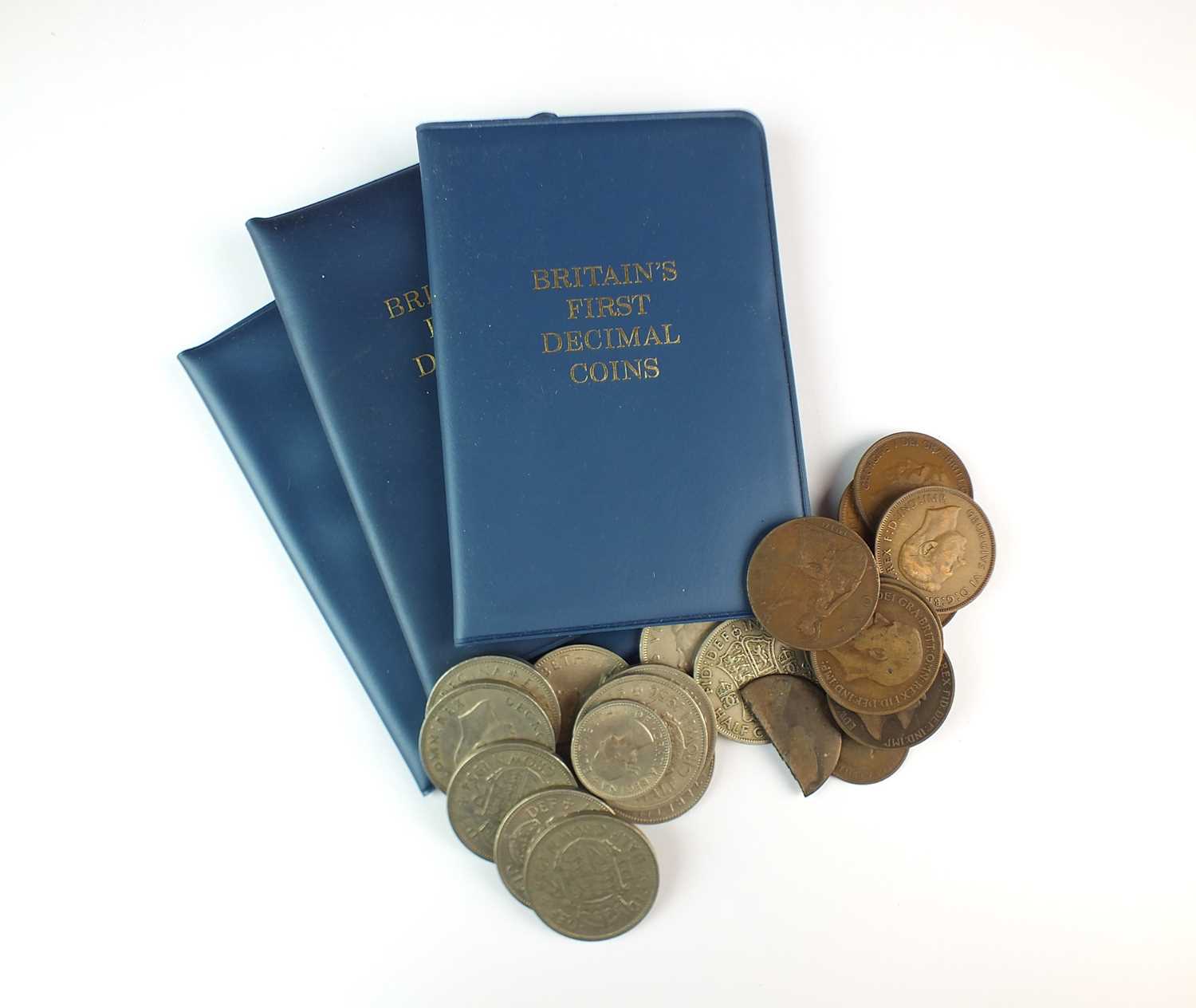 A collection of U.K. cupro-nickel and bronze coinage