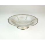 An Art Deco silver pedestal bowl
