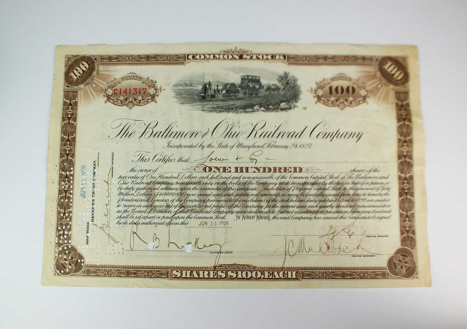 A small collection of banknotes and cheques - Image 2 of 2