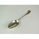 A George I silver rat tail spoon by Samual Lee