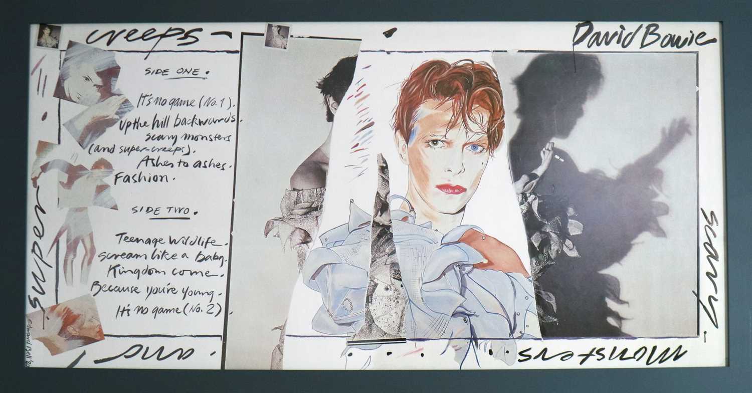 Edward Bell (British Contemporary) Scary Monsters (and Super Creeps) Album Design