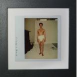 Edward Bell (British Contemporary) David Bowie in Toga, Polaroid