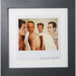 Edward Bell (British Contemporary) Polaroid Tin Machine in Togas