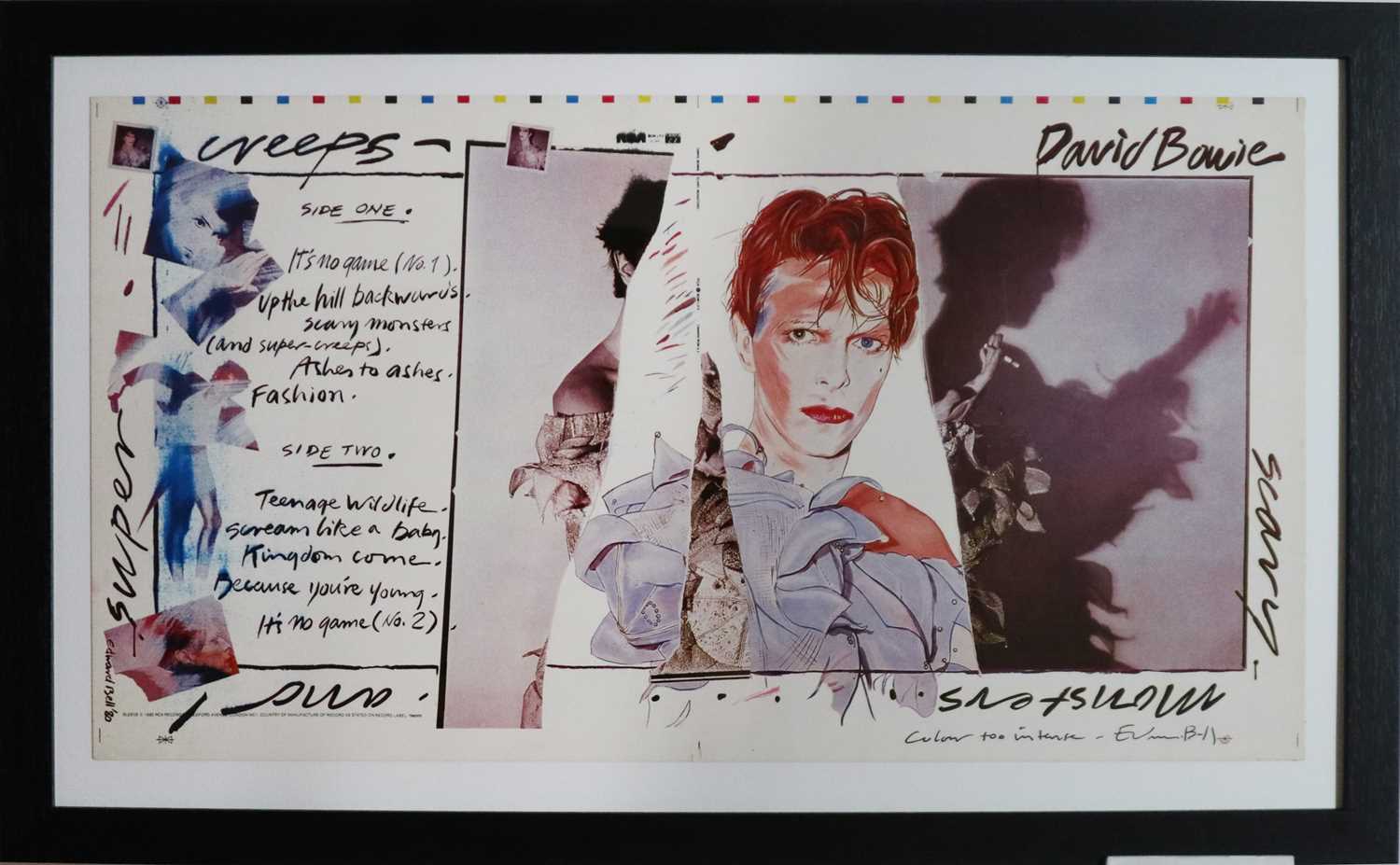 Edward Bell (British Contemporary) Scary Monsters (and Super Creeps) Album Design - Image 2 of 4
