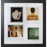 Edward Bell (British Contemporary) Four Polaroids of David Bowie and Tin Machine