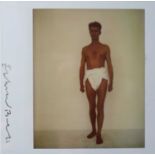 Edward Bell (British Contemporary) Polaroid David Bowie in Toga