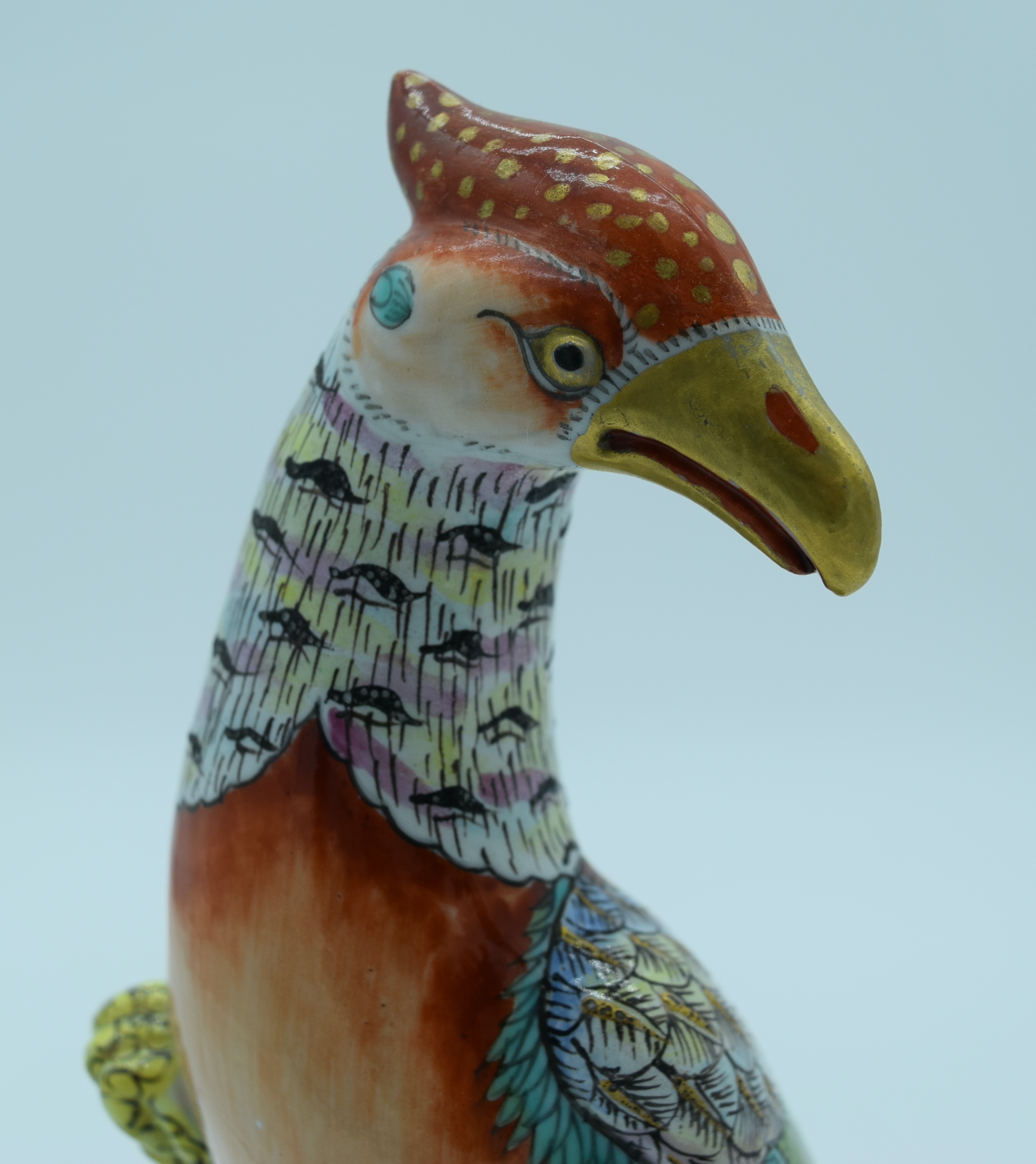 AN 18TH/19TH CENTURY CONTINENTAL PORCELAIN FIGURE OF A STANDING BIRD modelled upon a lovely quality - Bild 9 aus 22