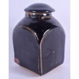 A STUDIO POTTERY STONEWARE JAR AND COVER by Bernard Leach (1887-1979) British, Leach pottery. 16.5 c