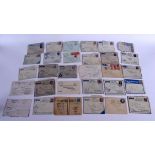 ASSORTED STAMPS & EPHEMERA upon air mail letter cards etc. (qty)