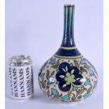A BURMANTOFTS ARTS AND CRAFTS POTTERY VASE painted in the Persian style. 26 cm high.