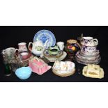 Miscellaneous collection of Porcelain, glass and metal items (Qty).