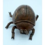 A Small Japanese bronze ladybird 5cm.