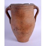 A MIDDLE EASTERN IRANIAN 10TH CENTURY POTTERY VASE. 30 cm high.
