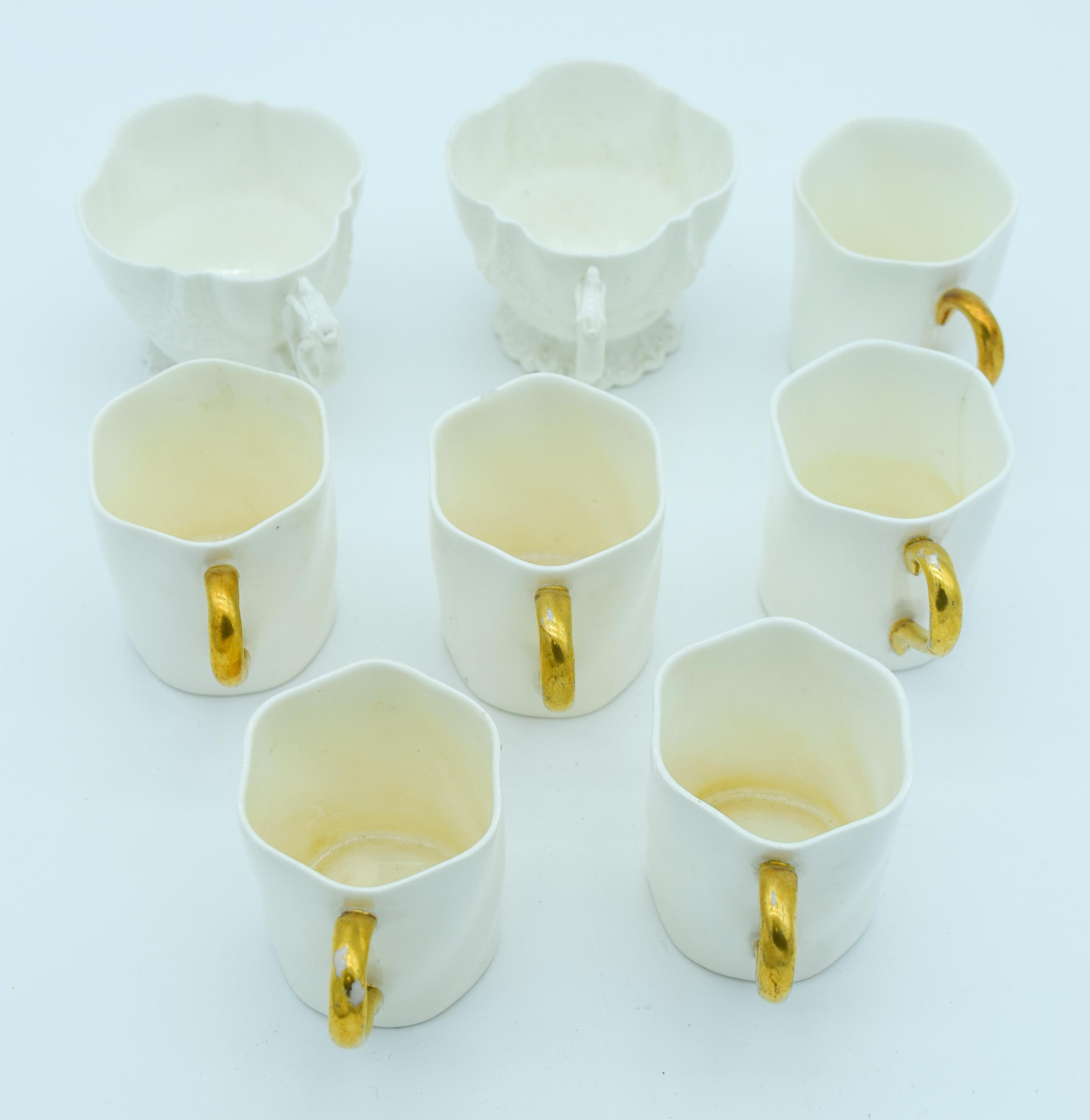 A collection of Coalport coffee cups and two Ainsley cups (8). - Image 2 of 3