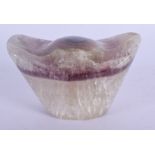 A CONTINENTAL CARVED AMETHYST BLUEJOHN TYPE BOULDER. 6 cm x 9 cm.