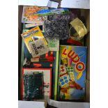 Miscellaneous collection of vintage Toys and games qty.