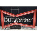 A vintage Budweiser Neon sign 72 x 42 cm