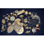 A large collection of brass objects (2) . (Qty)