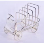 A NOVELTY TOAST RACK. 15 cm x 13 cm.