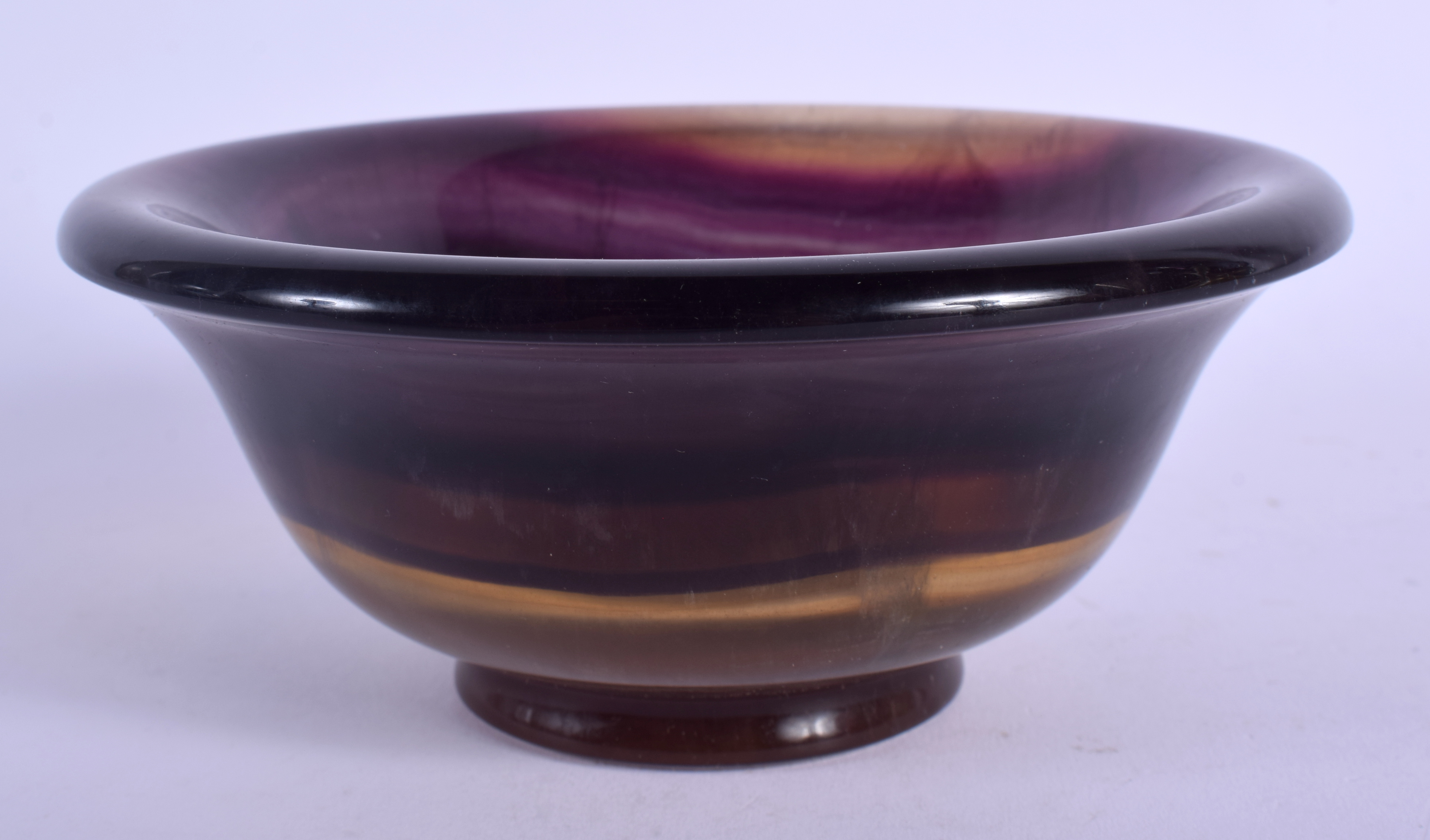 A CONTINENTAL BLUEJOHN STYLE BOWL. 15 cm wide. - Image 2 of 4