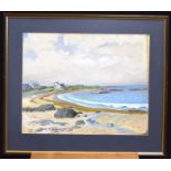 John S Taylor Oil on board Coastal scene 39 x 49cm.