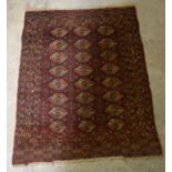 Turkman wedding Dowry rug 140 x 107cm.