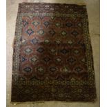 Turkman small rug 116 x 85cm.