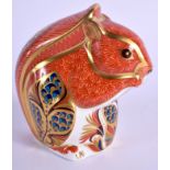 Royal Crown Derby paperweight Red Squirrel. 9cm high.